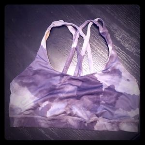 Lululemon gray sports bra, size 8